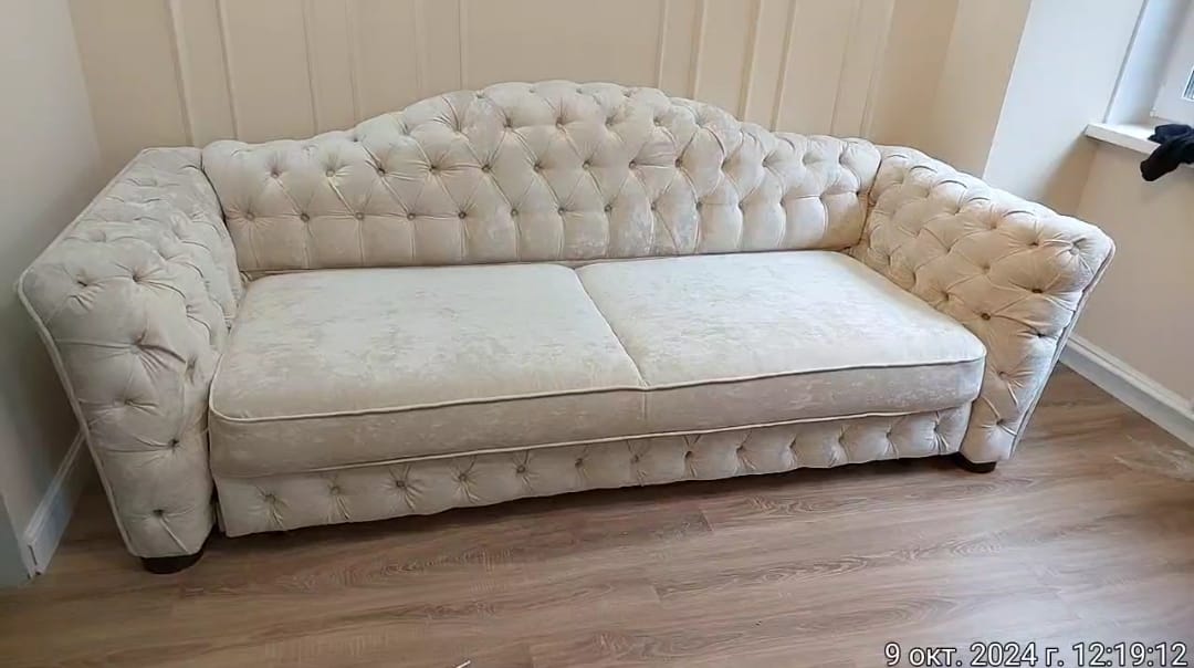 Обивка дивана. Канаш