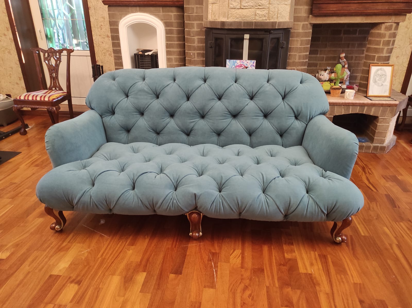 Обивка дивана. Канаш